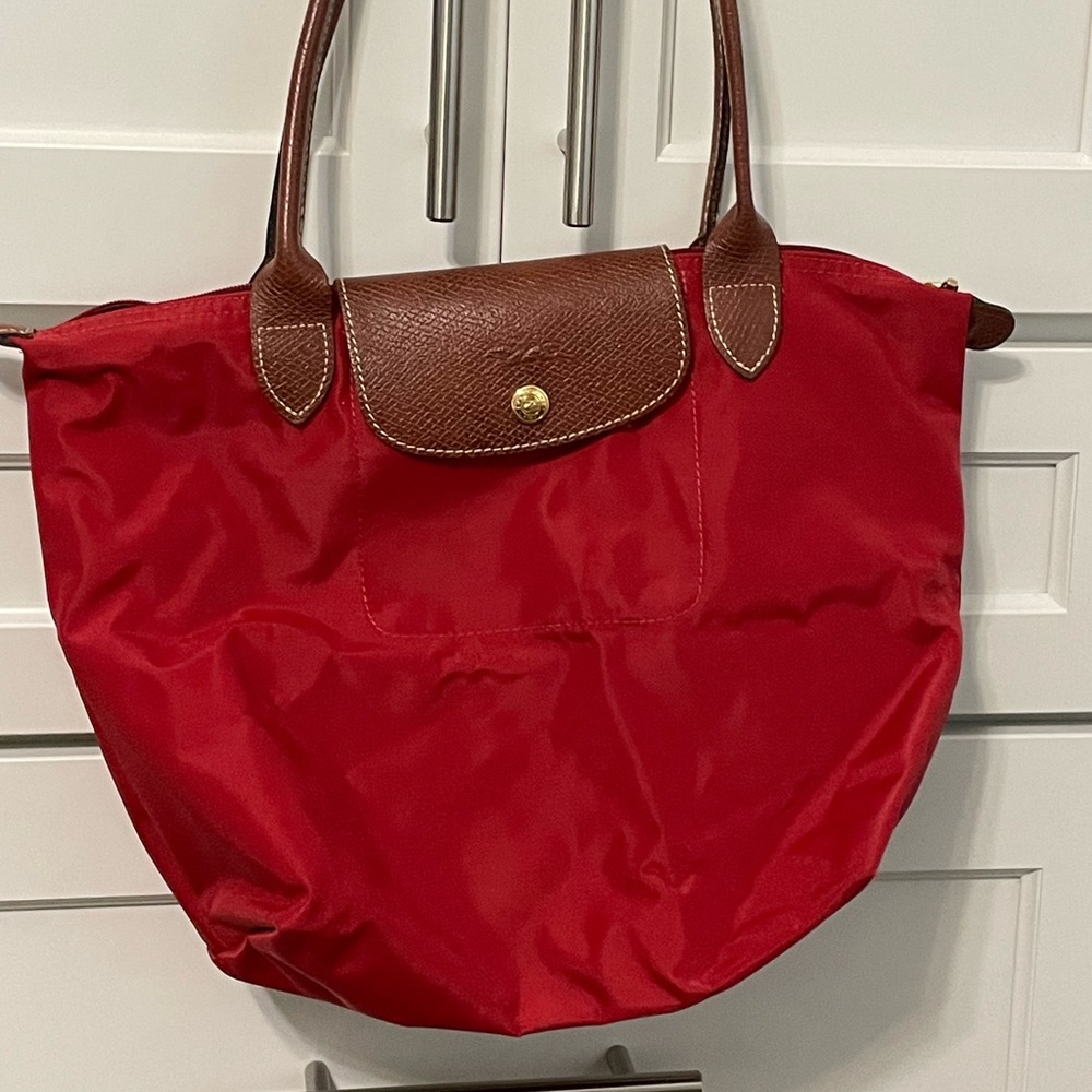 LONGCHAMP Le Pliage Tote Red